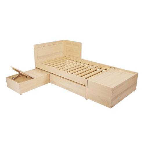 PACK - Lit junior évolutif Eternity, bouleau blanchi